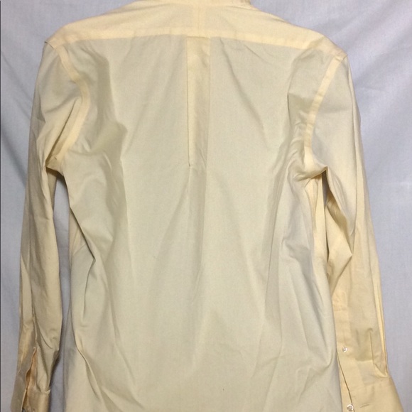 Men’s Lands End Button Down Yellow Shirt 15&1/2-32 - Picture 3 of 5